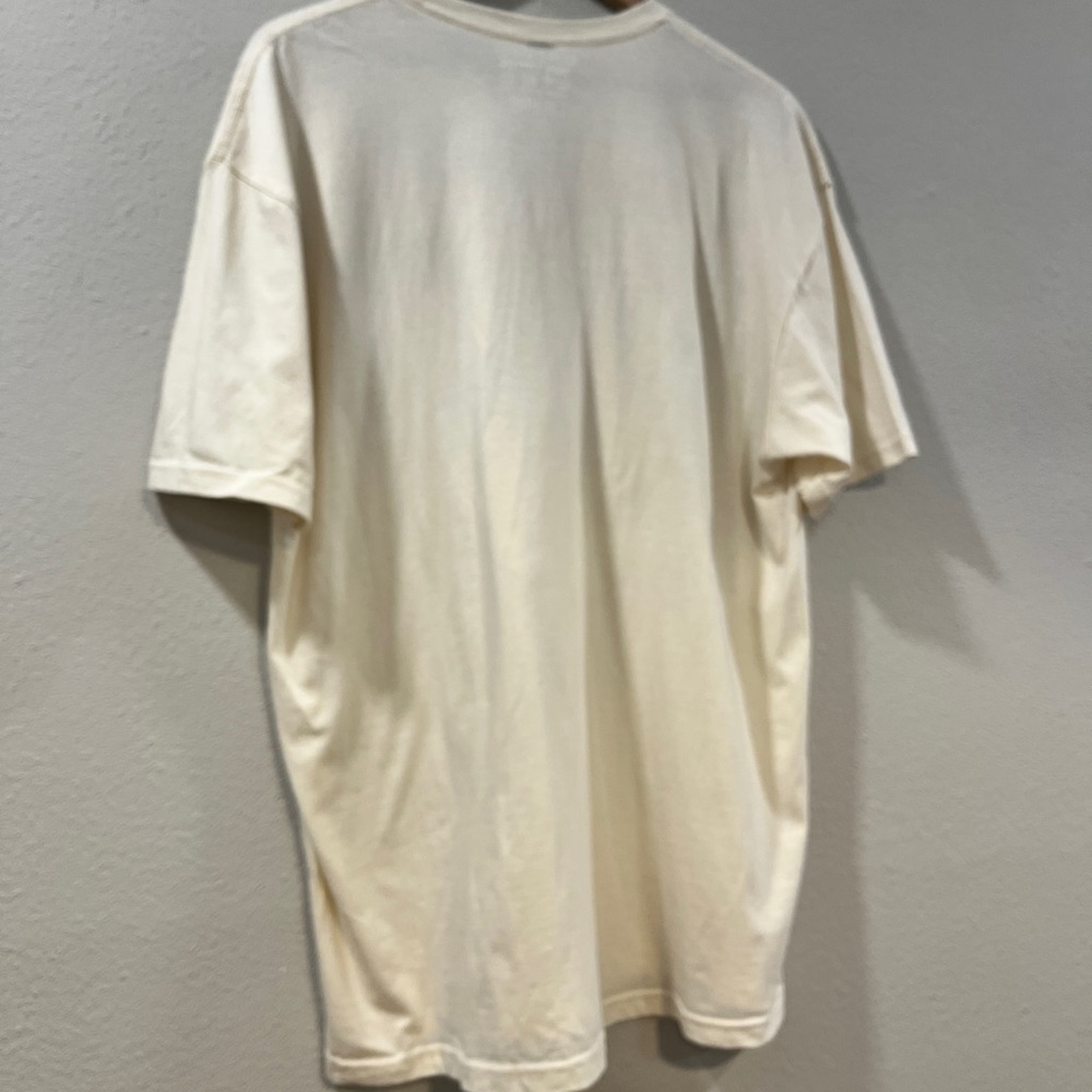 Festive Cream Santa Graphic Women's Tee - Picture 4 of 4
